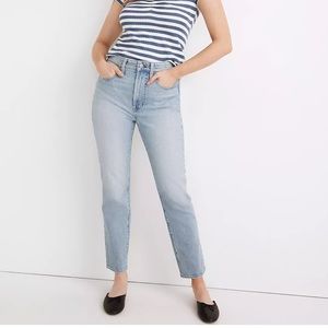 NWT madewell The Curvy Perfect Vintage Jean in Fiore Wash